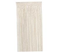 Muzrunq Boho Curtains Cotton Woven Macrame Curtains String Curtain Hanging Decorative Boho Room Divider Curtain for Window Doorway Closet, No Rod Home 35x71 Inch