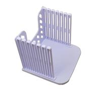 Muzrunq Bread Slicers for Homemade Bread Adjustable Toast Slicer Bread Slicing Guide Plastic Manual Bread Slicer Loaf for Slicing Bread Foldable Kitchen Baking Tools (White)