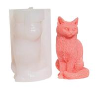 Muzrunq Cat Silicone Molds, 3D Cat Soap Candle Molds Easy-Released DIY Casting Cute Silicone Mold for Chocolate, Candy Fondant Soap Living Room Home Decor.