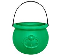 Muzrunq Cauldron, Halloween Candy Bowl with Handle, Trick or Treat, 8 Inch Cauldron Witchcraft, Decorative Halloween Performance Decoration Props.