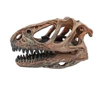 Muzrunq Fish Tank Hideout, Resin Dinosaur Bones 5.1x3.5x2.2 Fish Tank Cave for Terrarium Aquarium Ornaments
