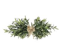 Muzrunq Greenery Swag 24" Artificial Olive Flower Swag with Green Leaves for Wedding Arch Party Wall Home Garden Decor Home Greenery Swags for Decorating Faux