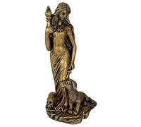 Muzrunq Hecate Statue Resin Gr oddess with Her Hound Hekate Statues 3.9x7.9in Witchcraft Altar Craft Creative Desktop Decorations Hekate Statue Hecate Altar Home Decor