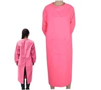 Muzrunq Kitchen Apron Long Sleeve Cooking Apron Oilproof & Waterproof Apron with Large Pocket Adults Cooking Apron for Gardening, Painting and Baking Housework