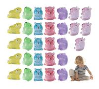 Muzrunq Mini, Luminous Cute Tiny Resin Animals 30PCS Glow in The Dark Mini Resin Figures for Fairy Garden Micro Landscape Crafts Decor Cake Topper.
