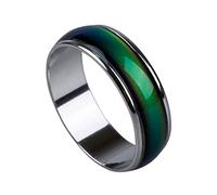 Muzrunq Mood Ring Change Color Rings Temperature Affect Color Change Ring Emotion Feeling Jewelry Colour Changing Temperature Mood Ring for Women Men