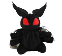 Muzrunq Mothmans Plush 9.84 Inch Red Eye Moth Plush Soft Funny Creepy Stuffed Animals Ugly Dolls for Kids Halloween Birthday Party Favors Gifts Toys And Games