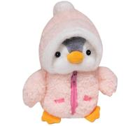 Muzrunq Penguin Plush, Cute Penguin Stuffed Animal with Hat and Clothes 10" Cuddly Christmas Stuffed Animals, Soft Body Pudgy Penguins for Home Xmas Party Winter Ornament Gift, Style 1