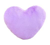 Muzrunq Purple Heart Pillow 18.1x14.2 Fluffy Heart Pillow Stuffed Purple Bedroom Decor for Bed Couch Home Indoor Imitation Rabbit Creative -Shaped Sofa Cushion Bedside Decoration.