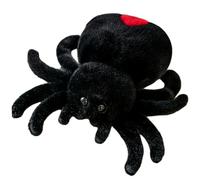 Muzrunq Spider Plush 9.8 Inch Decorative Big Eyes Halloween Stuffed Animals Soft Spider Stuffed Animals Funny Party Favors for for Boys and Girls, Black