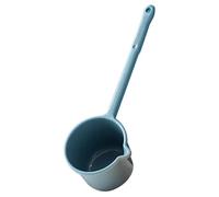 Muzrunq Water Ladle, Bath Water Pourer Hanging Soup Ladle with Long Handle 5x6x18 Inch Thicken Plastic Scoop for Home Kitchen Bath Room Supplies