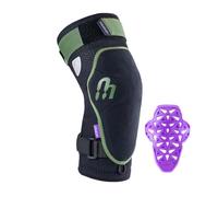 MUZUP MTB Knee Pads Enough Protection Knee Pads Anti-Slip Mountain Bike Knee Pads for Men Women Removable Pad Non-Bulky Knee Pads for MTB Snowboard, Mountain Bike, Gardening