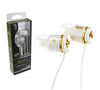 Muzx Core Noise-Isolating Ultimate Sound SnugFit Earphones with Mic Phone/Tablet