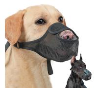 Muzzle for Dogs Against Barking - Washable Soft Mesh Anti-Biting Adjustable Mouth Guard for Pets with Anti-Licking Function, for Adults Lovers Friends Animal Friends