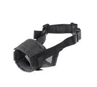 Muzzle for dogs with mesh insert, black color, brand Ferplast, size S