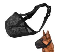 Muzzle for Medium Dogs, Breathable & Adjustable Dog Muzzle with Mesh Design, for Poison Bait Protection, Safe for Walking, Training and Veterinarian (S)