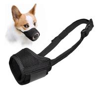 Muzzle for Medium Dogs,Small Mediums Large Dog Mesh Muzzles Anti Barking Prevent Biting Soft Nylon Breathable Adjustable, Pet Mouth Stop for German French Shepherd Bulldog Chihuahua Dachshund Pug