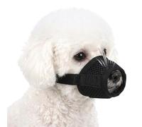 Muzzle Small Dogs, Poison Bait Protection Dog Muzzle Dog for Large Dogs Biting Chewing Grooming Soft Mesh Breathable for Small Chihuahua Poodle Husky (XS, 9-12 cm)