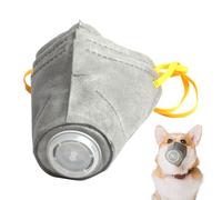 Muzzle with Respirator for Dogs, Muzzle with Air Filter for Dogs | Respirator with Cover for the Dog Face Fire Protection 3 x - Air Filter Mouth Cover Breathable Dustproof, Pro