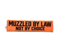 Muzzled By Law - Not By Choice - Awareness Dog Lead Sleeve