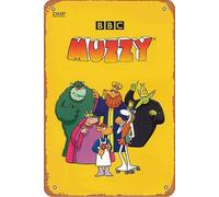 MUZZY - Spanish Level I Film Movie Poster Retro Metal Tin Sign Wall Home Wall Art Metal Tin Sign,cave,bar,Club, Metal Tin Sign 8x12 Inches