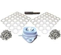 Muzzys (60 White Mounts) Premium Mounting Bracket Install Kit for Govee 100 Foot Pro Permanent Outdoor LED Lights H706A with Screws and Drill Bit Driver Christmas Roof Soffit Fascia Installation Ft.