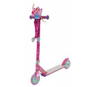 Girls Barbie Mermaid Sequin Inline 2 Wheel Kids Scooter | Pink Glitter Reversible Stem Age 5+