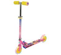 MV Sports Barbie Official Kids Inline Scooter + Light Up Wheels Age 5+ Girls Boys Folding