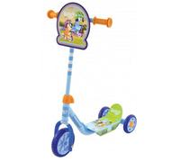 Bluey 3-Wheel Tri Scooter for Kids | Deluxe Edition Officially Licensed with Exciting Decals | Sturdy Steel Frame Puncture-Proof Tyres | Adjustable Handlebar Height | Age 3+ Years
