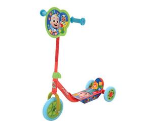 MV Sports Cocomelon Official Deluxe Tri Scooter Kids 3-Wheel Trike - Orange