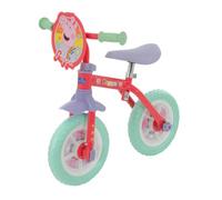 MV Sports Peppa Pig My First 2-In-1 10" Training Bike With Stabilisers