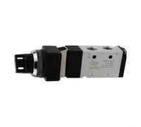 MV522TB 5-Way 2-Position Manual Push Button Air Valve 0-8 Bar | Aluminum Alloy Body, 0-8 Bar Pressure, 1/4" P/AB & 1/8" R Ports, For Pneumatic Circuits, Workshop Automation