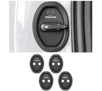 MVBILMSF 4 Pcs Door Lock Cover Latch Protector for Mazda 6 2009-2015, Silent Shock Pads Silicone Car Door Lock Protective Cover