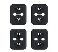 MVBILMSF 4 Pcs Door Lock Cover Latch Protector for Mazda CX-60 SUV 2018-2023 2024 2025, Silent Shock Pads Silicone Car Door Lock Protective Cover