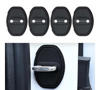 MVBILMSF 4 Pcs Door Lock Cover Latch Protector for VW Tiguan R Line Edition 2020-2024, Silent Shock Pads Silicone Car Door Lock Protective Cover