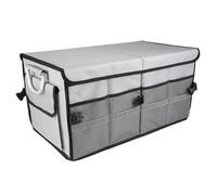 MVBILMSF Car Boot Organiser for VW TAYRON ab 2025, Collapsible Multi Compartment Car Organiser Large Anti Slip Car Boot Tidy Storage,Grey