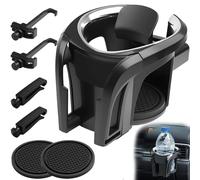 MVBILMSF Car Cup Holder for Toyota Rav 4 Rav4 2020-2023(RHD), Air Vent Cup Holder for Cars Adjustable Vehicles Cups Holder Car Beverage Organizer