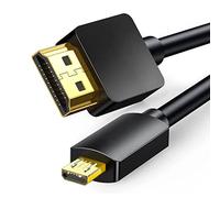 MVBOONE Micro USB to Hdmi 1080P 4K Cable 1.5M/ 5ft Converter, Compatible with Videos Pictures from Mobile Phone or Tablet to a High-Definition Monitor or TV