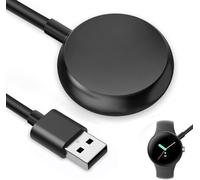 MVBOONE USB Watch Charger Cable for Google Pixel-Watch, Magnetic Replacement Charging Cable Cord Stand for Google Pixel Smartwatch, Black,3.3FT