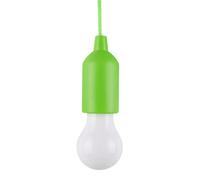 MVIOCS LED Pull Cord Light Bulb, Battery Operated, Portable Hanging Pull Cord Lamp Lantern for Indoor Outdoor Home Wedding, Emergency, Camping, Decoration, Garden Parties (Green)