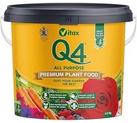 MVitax Q4 Fertiliser - Professional Plant Food for Gardeners, Boosts Yields & Healthy Growth in Vegetables, Flowers, Lawns & Shrubsulti-Purpose Fertilisers ((4.5Kg))
