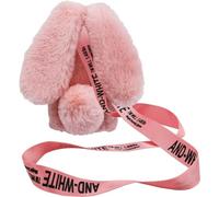 MVKZFE Rabbit Ear Case Compatible with Samsung Galaxy A17 5G,Soft Bumper Protective Cover with Crossbody Strap for Kids Girls for Kids Girls,Pink