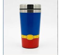 MVL Blue and Red Hero Stainless Steel Tumbler - Hero Coffee Travel Mug with Logo & Suit Design, Supe Insulated Coffee Cup/Christmas/Great Gift.