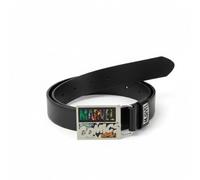 MVL Leather Belt - Stylish Black Design with Iconic Superhero Logo Buckle - Official Men’s & Teen Accessory - Durable Faux Leather Fashion Belt - Perfect Holiday & Christmas 2025 Gift for Fans