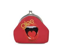 MVL Official Merchandise Red Coin Purse - Vintage Kiss Lock Closure Change Wallet with Iconic Yellow Mouth Design - Cute Compact Makeup Bag for Coins, Keys & Essentials - Club Fan Gift for Women & Tee