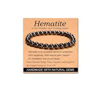 MVOLEGDE 1 Item Obsidian Bracelet, Black Bead Bracelet, Exquisite Lucky Bracelets, Friendship Bracelets, Unisex Jewellery - A Gift for Both Men and Women - Energy, Balance, and Tranquility (6 mm)