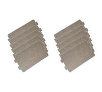 MVOSJFIE 10Pcs Thickened Wave Guide Spare Parts Accessories Cap Microwave Oven Cover Sheet Universal Repairing Mica Plate