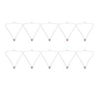 MVOSJFIE 10X Double Heart Rose Gold Cremation Urn Necklace Pendant Funnel Fill Kit Keepsake Memorial Ashes