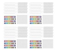 MVOSJFIE 1400Pcs Acrylic Clear Keychain Blanks for Vinyl with Blanks, Tassels, Jump Rings, Keychain Rings for DIY Keychain Craft