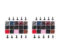 MVOSJFIE 1504PCS Safety Eyes and Noses for Amigurumi Stuffed Crochet Eyes with Washers Craft Doll Eyes for Amigurumi Teddy Bear